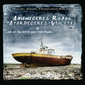 Portada del audiolibro amaneceres rojos